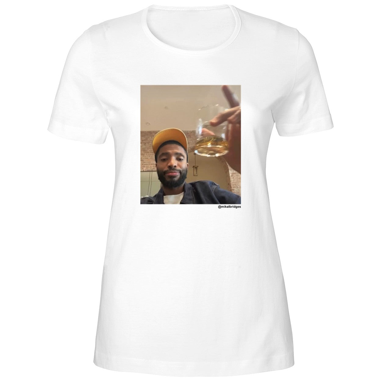 Matt Hillman With Mikal Bridges Drunk Ig Live Shirt
