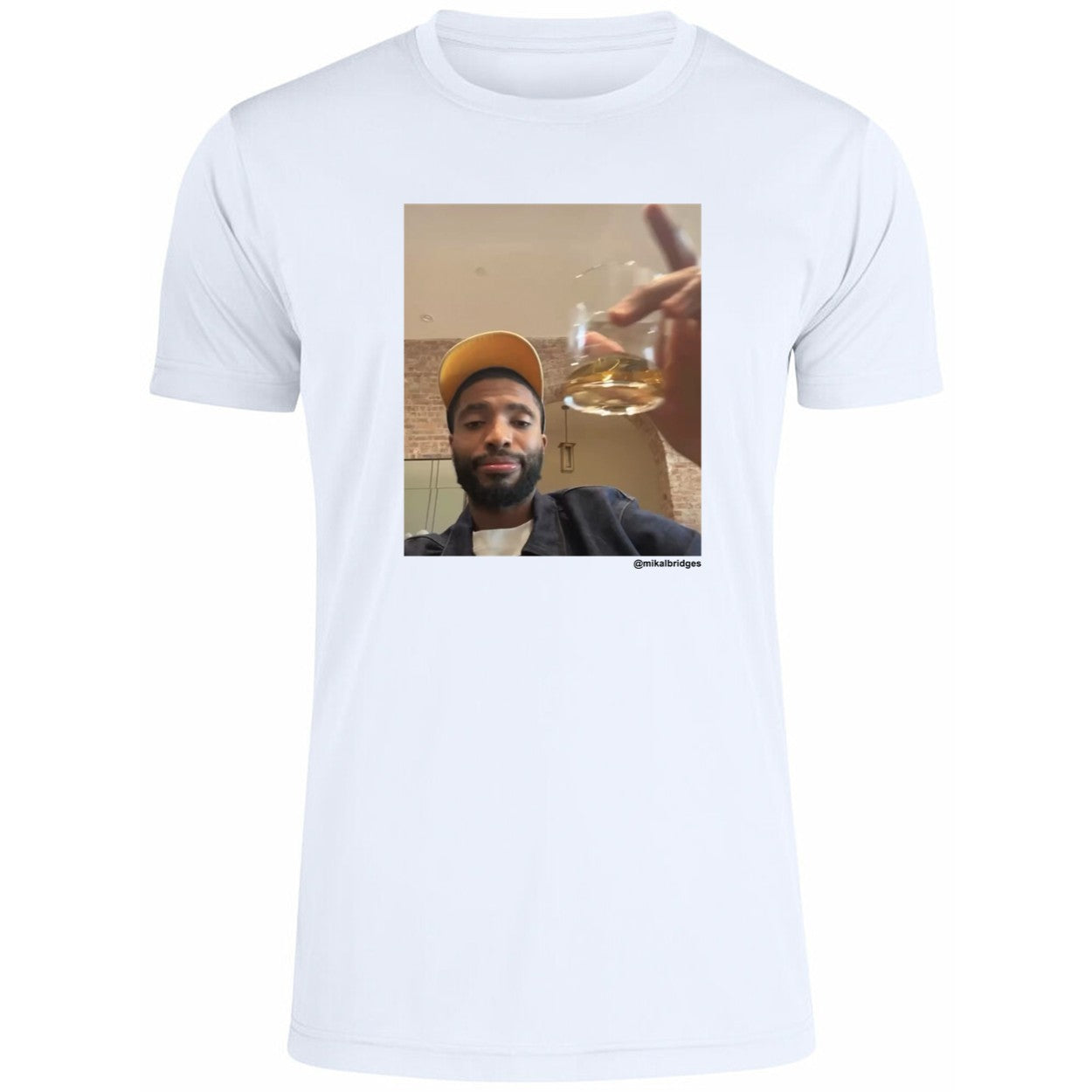 Matt Hillman With Mikal Bridges Drunk Ig Live Shirt