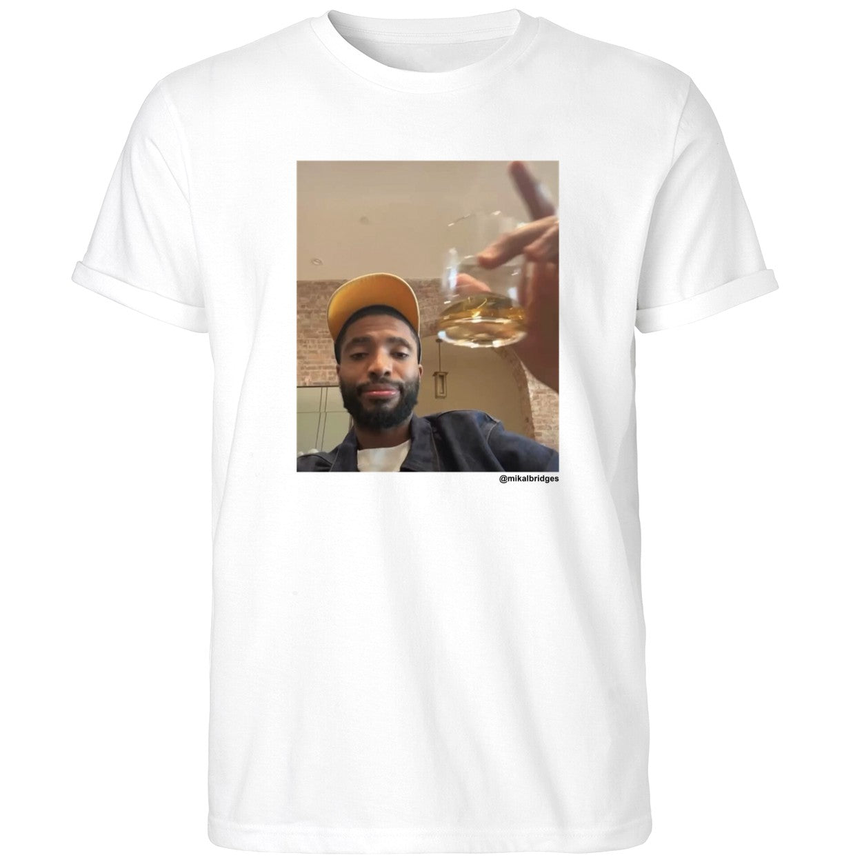 Matt Hillman With Mikal Bridges Drunk Ig Live Shirt