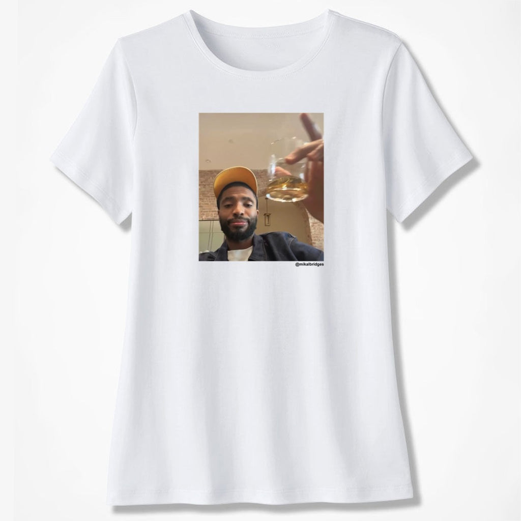 Matt Hillman With Mikal Bridges Ig Live Shirt