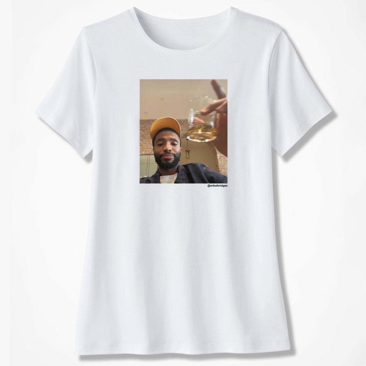 Matt Hillman With Mikal Bridges Ig Live Shirt