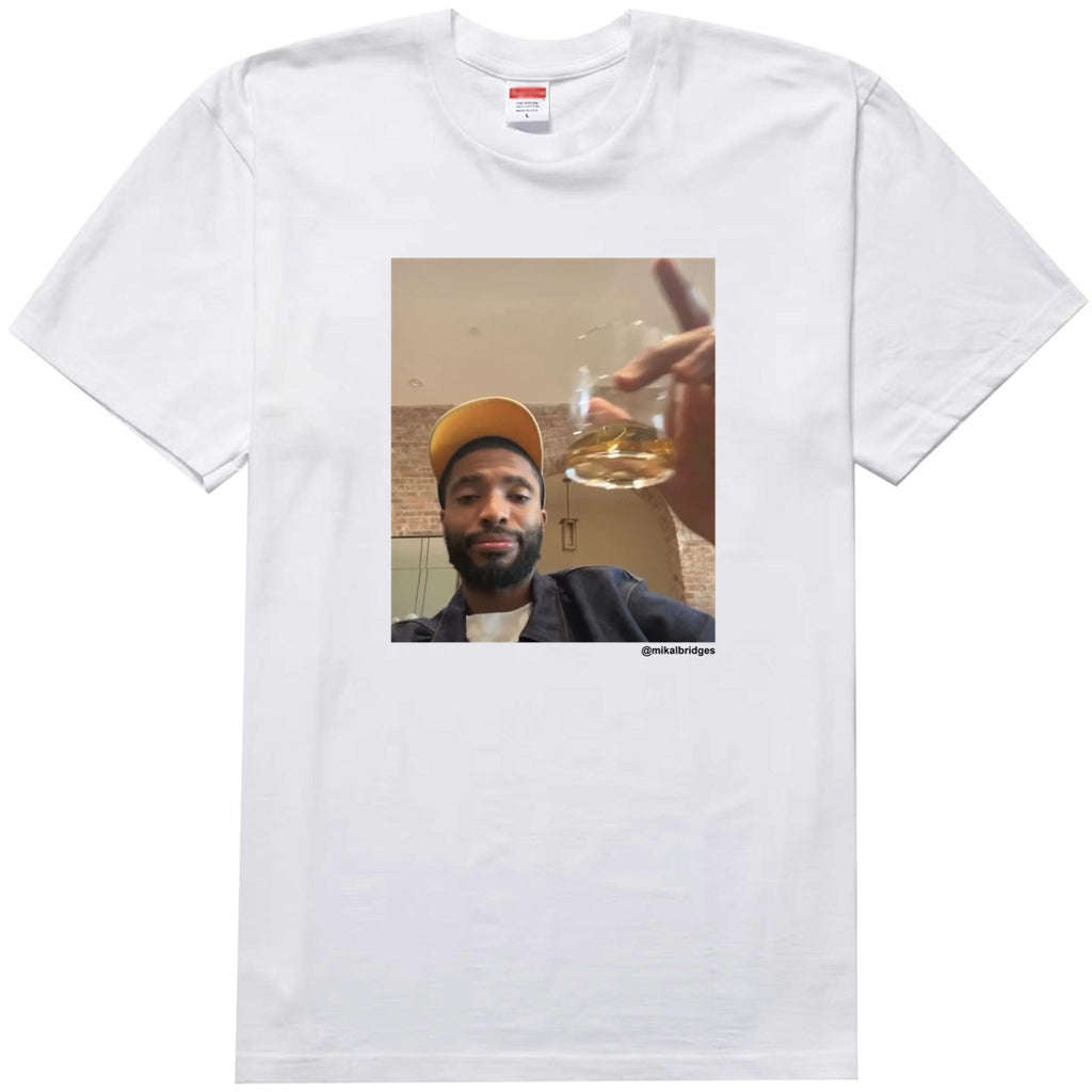 Matt Hillman With Mikal Bridges Ig Live Shirt