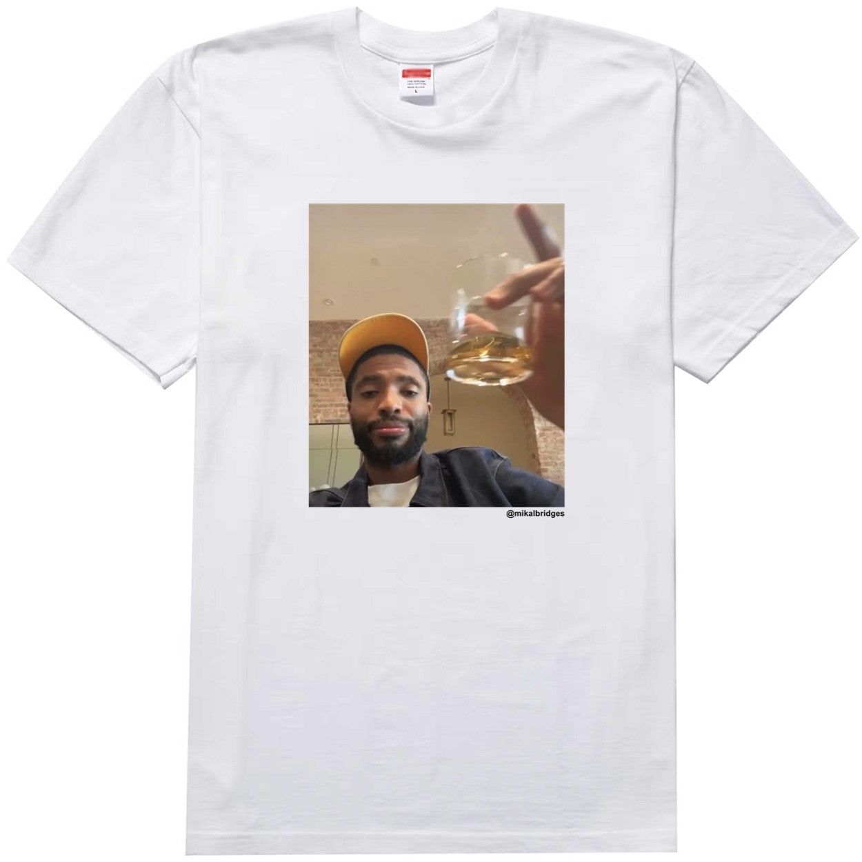 Matt Hillman With Mikal Bridges Ig Live Shirt