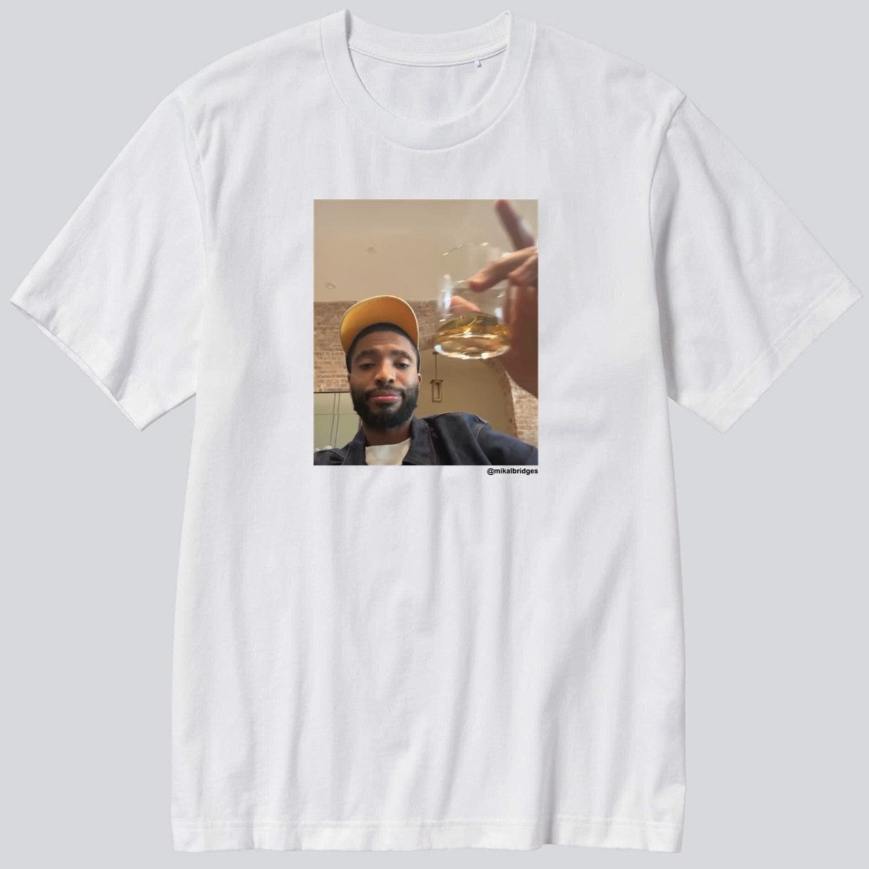 Matt Hillman With Mikal Bridges Ig Live Shirt