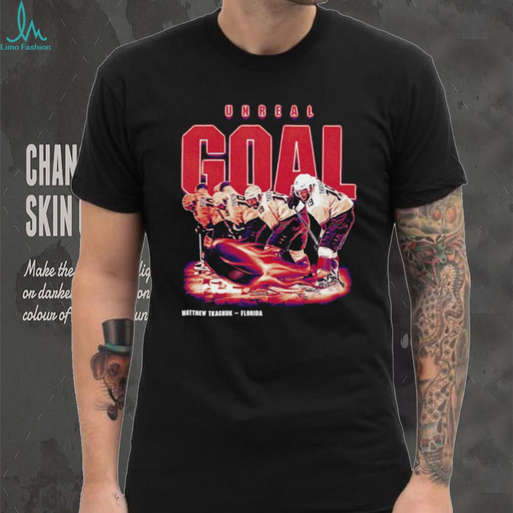 Matthew Tkachuk Florida Unreal Goal Hockey Graphic T Shirt