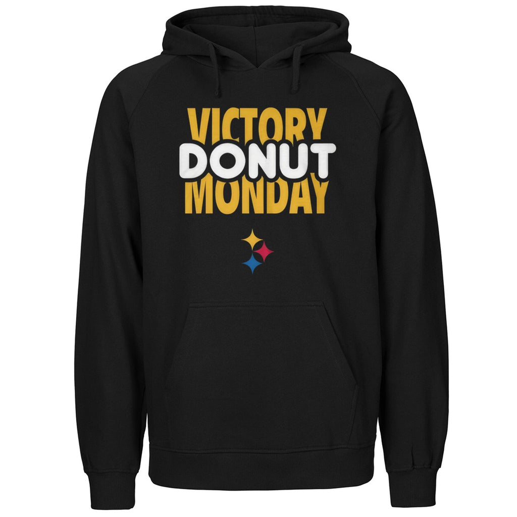 Max Starks With Victory Donut Monday Steelers Shirt