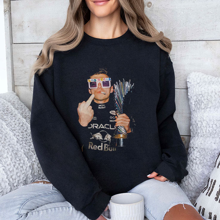 Max Verstappen Middle Finger T Shirt