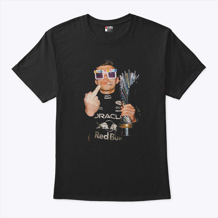Max Verstappen Middle Finger T Shirt