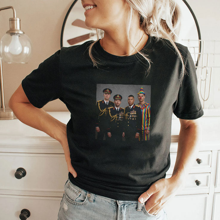 Mbappe Haaland Messi Ronaldo Dictator Meme T Shirt
