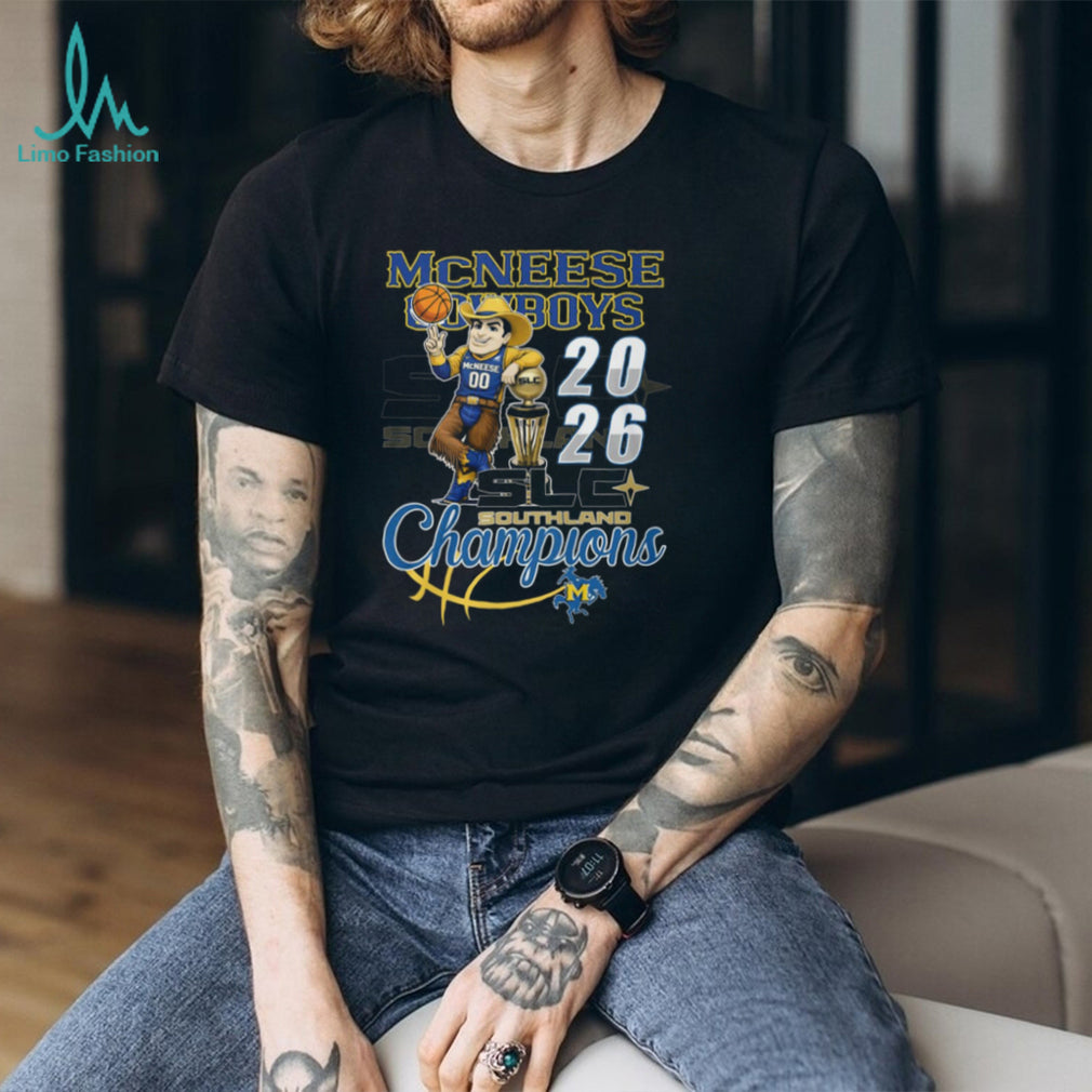 McNeese Cowboys 2026 SLC Southland Champions Basketball T Shirt