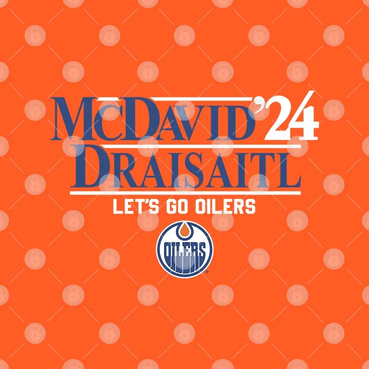 Mcdavid Draisaitl ’24 Let’s Go Oilers T Shirt