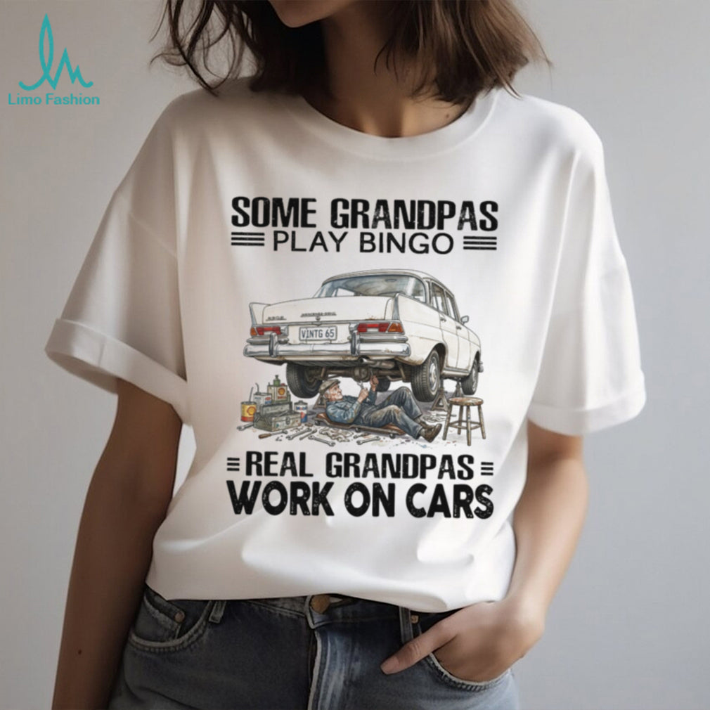 Mechanic Grandpa Car Enthusiast Auto Repair Hobbyist Shirt