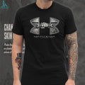 Mechanic Wrench Fist Industrial Graphic Logo T Shirt