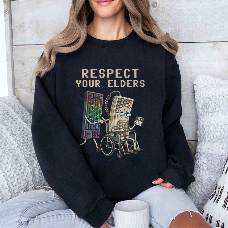 Mechanical Keyboard Respect Your Elders T Shirt