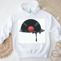 Melting Vinyl Record LP Minimalist Music Enthusiast Shirt