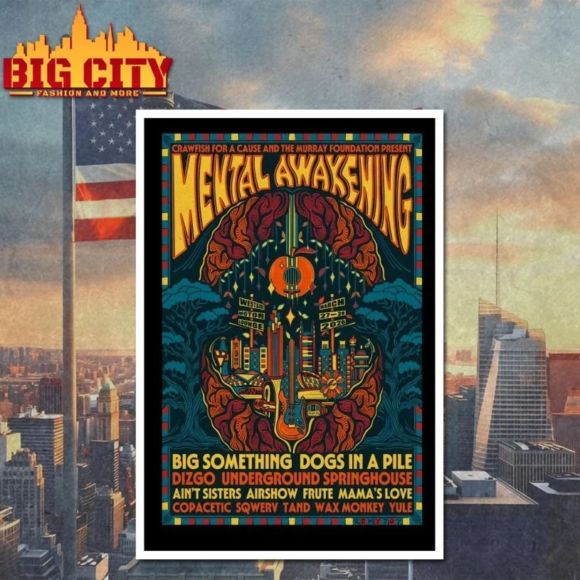 Mental Awakening Fest Atlanta GA Mar 27-28 2026 Event Poster shirt