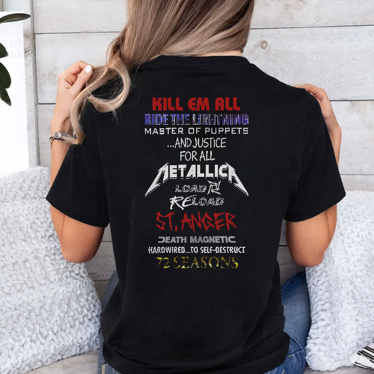 Metallica All Albums T Shirt