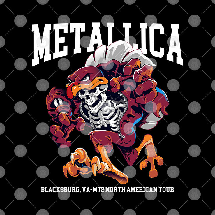 Metallica Blackburg VA 2025 Lane Stadium On May 7th M72 World Tour Shirt