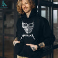 Metallica Demonic Screaming Skull Lyrics Artistic Black T Shirt