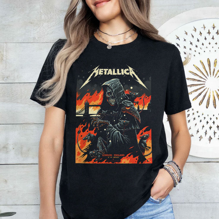 The Metallica London England 2026 Night 1 M72 World Tour Shirt