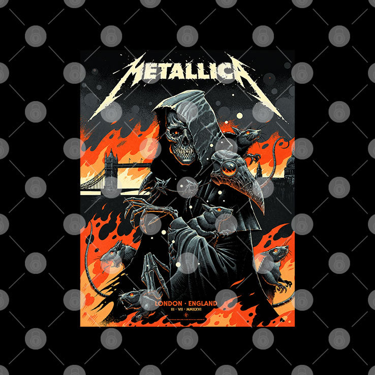 The Metallica London England 2026 Night 1 M72 World Tour Shirt