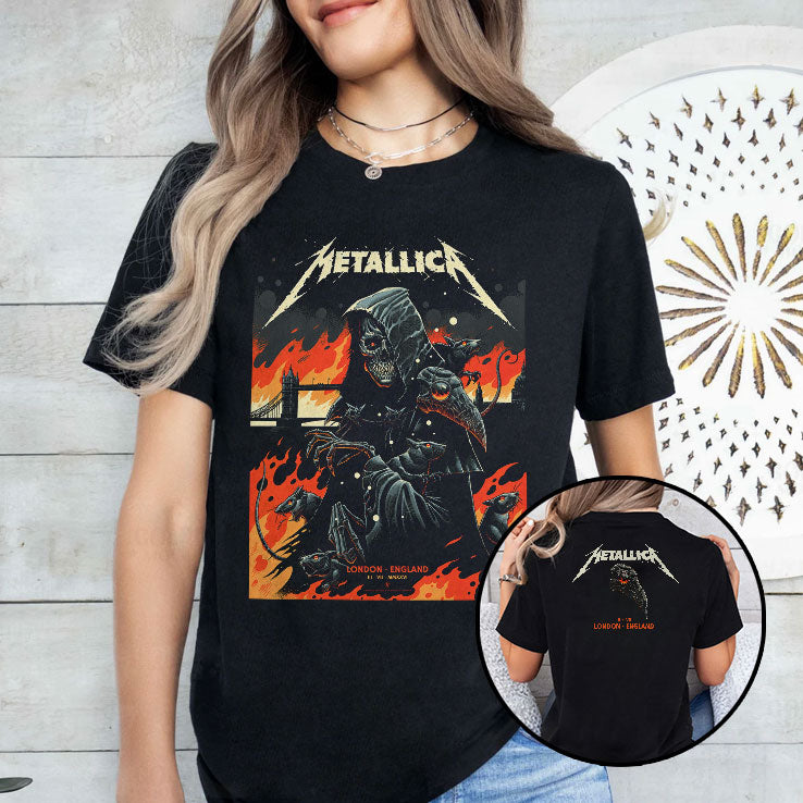 The Metallica London England 2026 Night 1 M72 World Tour Shirt