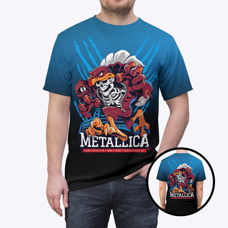Metallica M72 Tour 2025 M72 Virginia Tech Event Poster Shirt