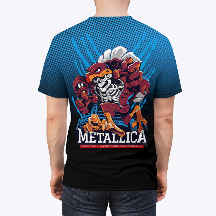 Metallica M72 Tour 2025 M72 Virginia Tech Event Poster Shirt