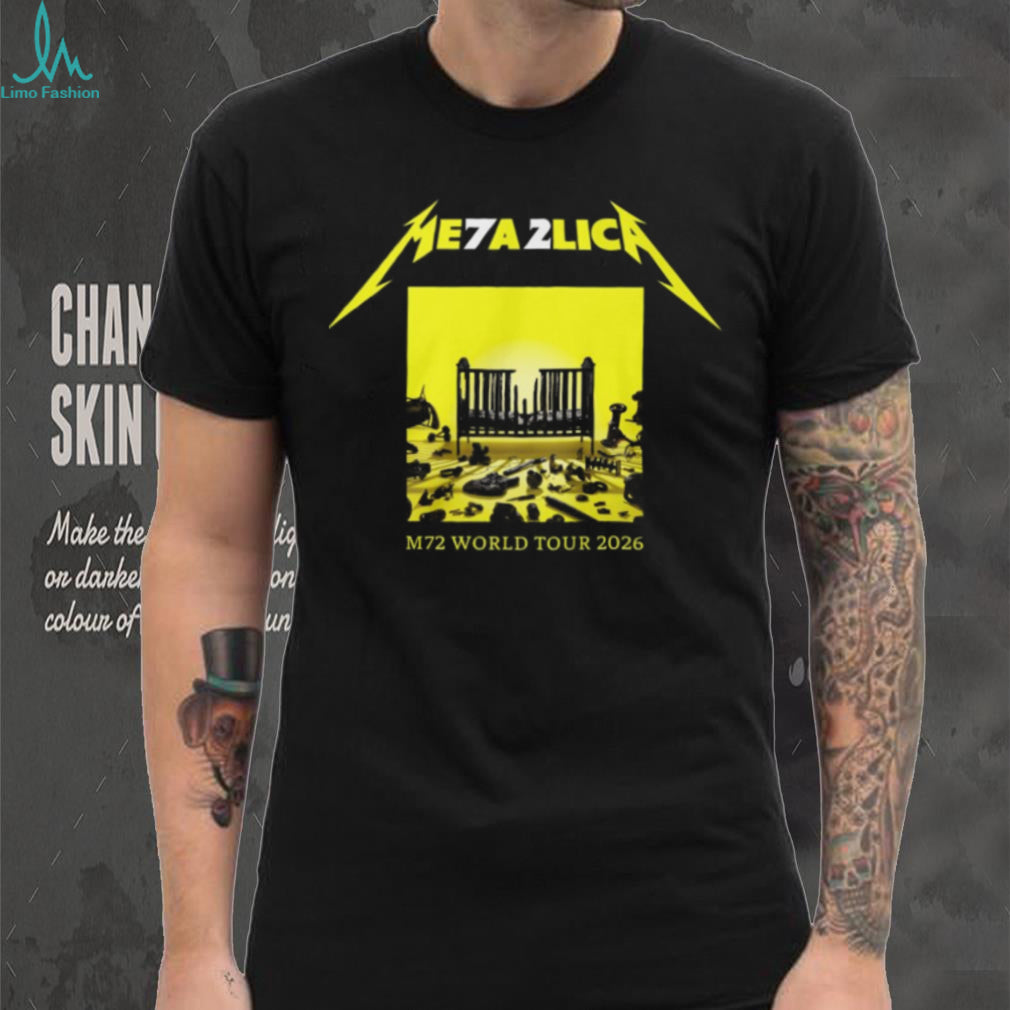 Metallica M72 World Tour 2026 72 Seasons Crib Graphic T Shirt