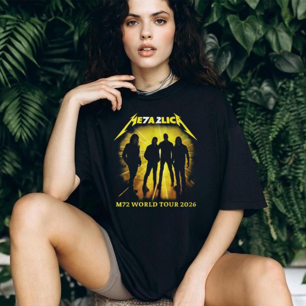 Metallica M72 World Tour 2026 Silhouette Lighting Effect T Shirt