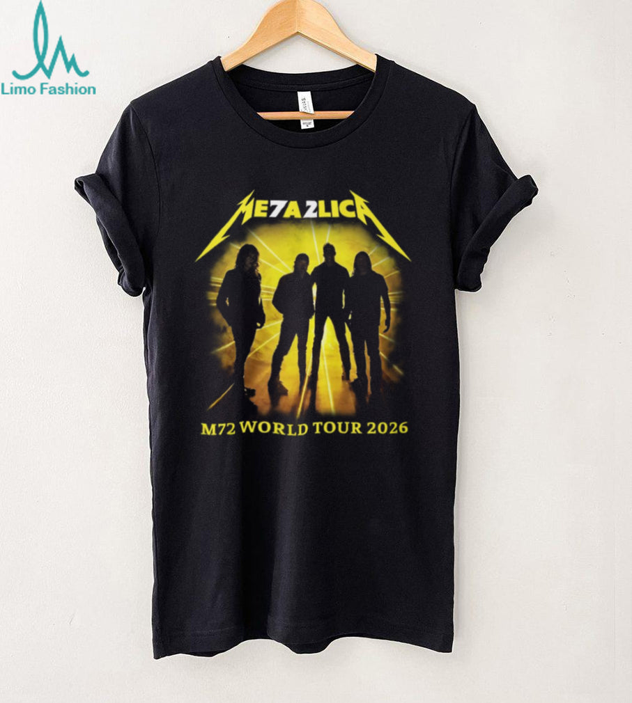 Metallica M72 World Tour 2026 Silhouette Lighting Effect T Shirt