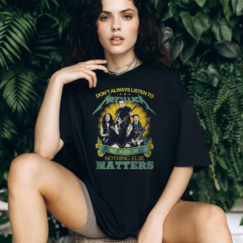 Metallica Nothing Else Matters Band Members Graphic T Shirt