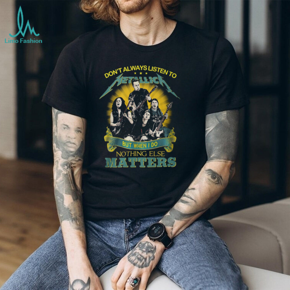 Metallica Nothing Else Matters Band Members Graphic T Shirt
