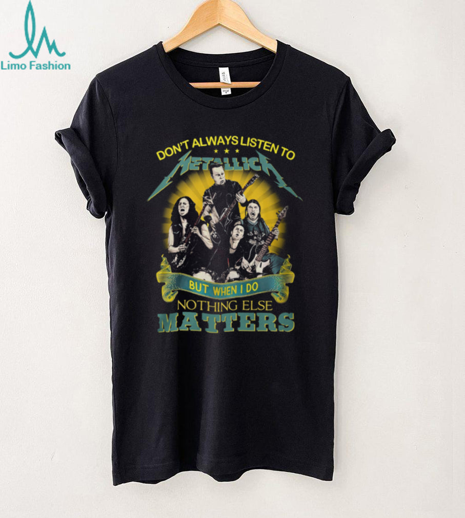 Metallica Nothing Else Matters Band Members Graphic T Shirt