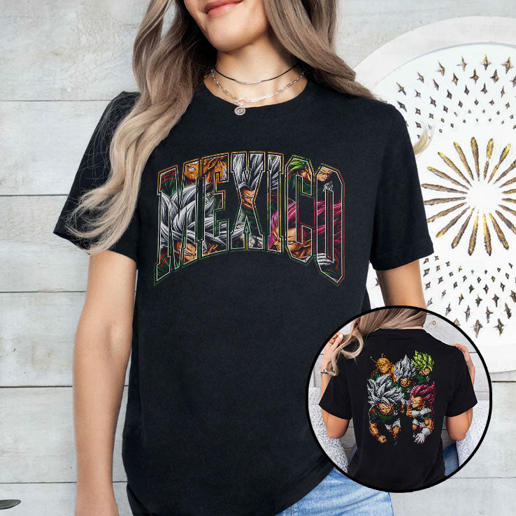 Mexico Dragon Anime Soccer Squad Shirt