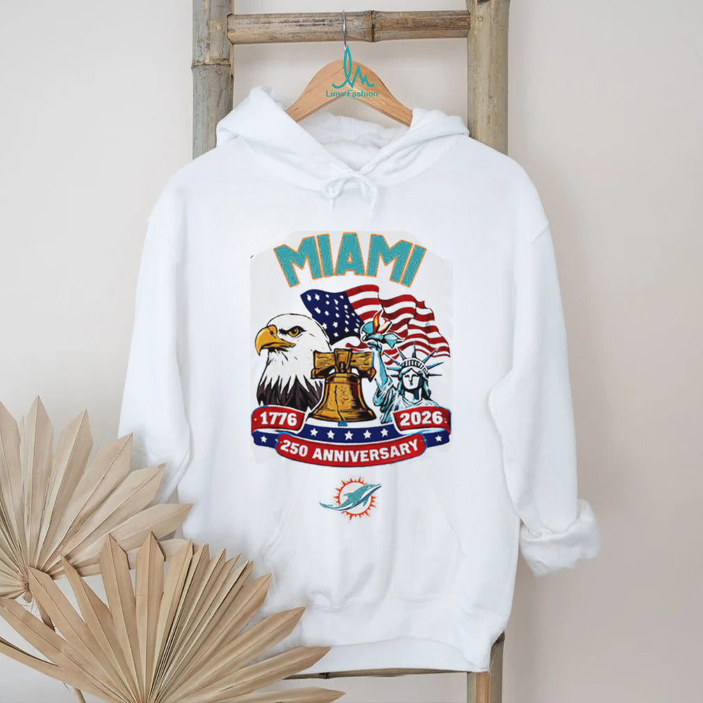 Miami Dolphins 250th Anniversary American Heritage Jersey T Shirt Personalized