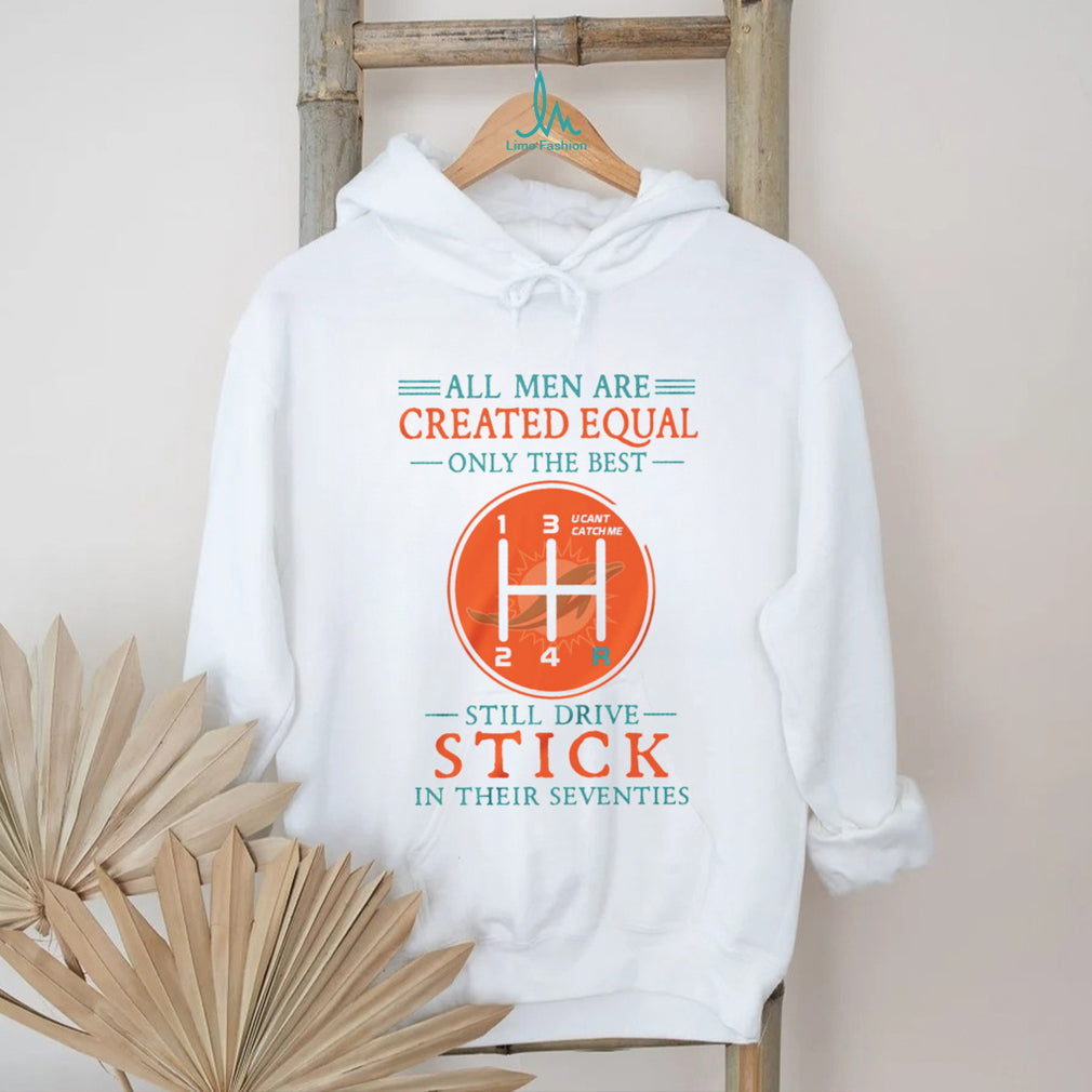 Miami Dolphins 70 Years Old Birthday T Shirt Stick Shift Gear Pattern Graphic T Shirt