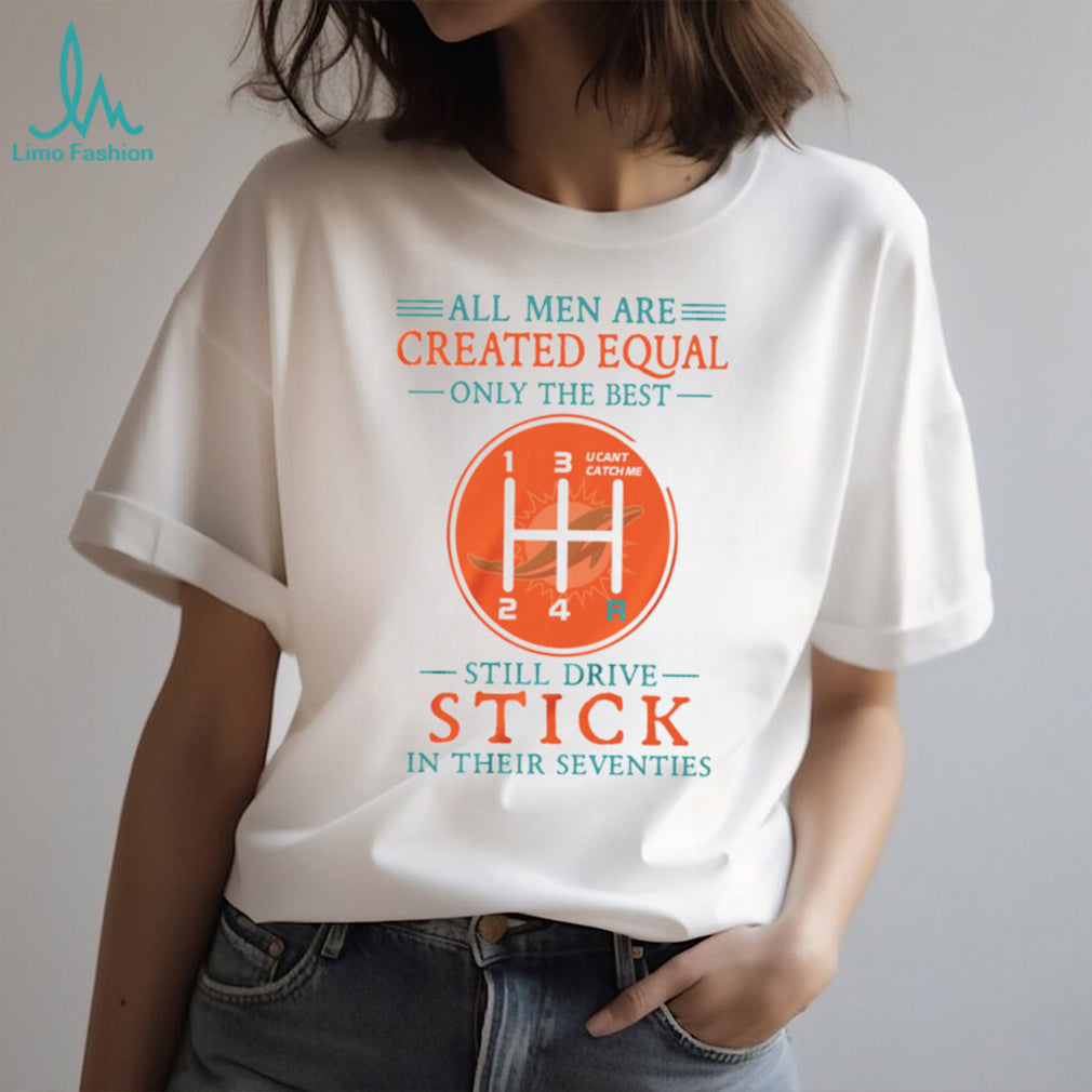 Miami Dolphins 70 Years Old Birthday T Shirt Stick Shift Gear Pattern Graphic T Shirt