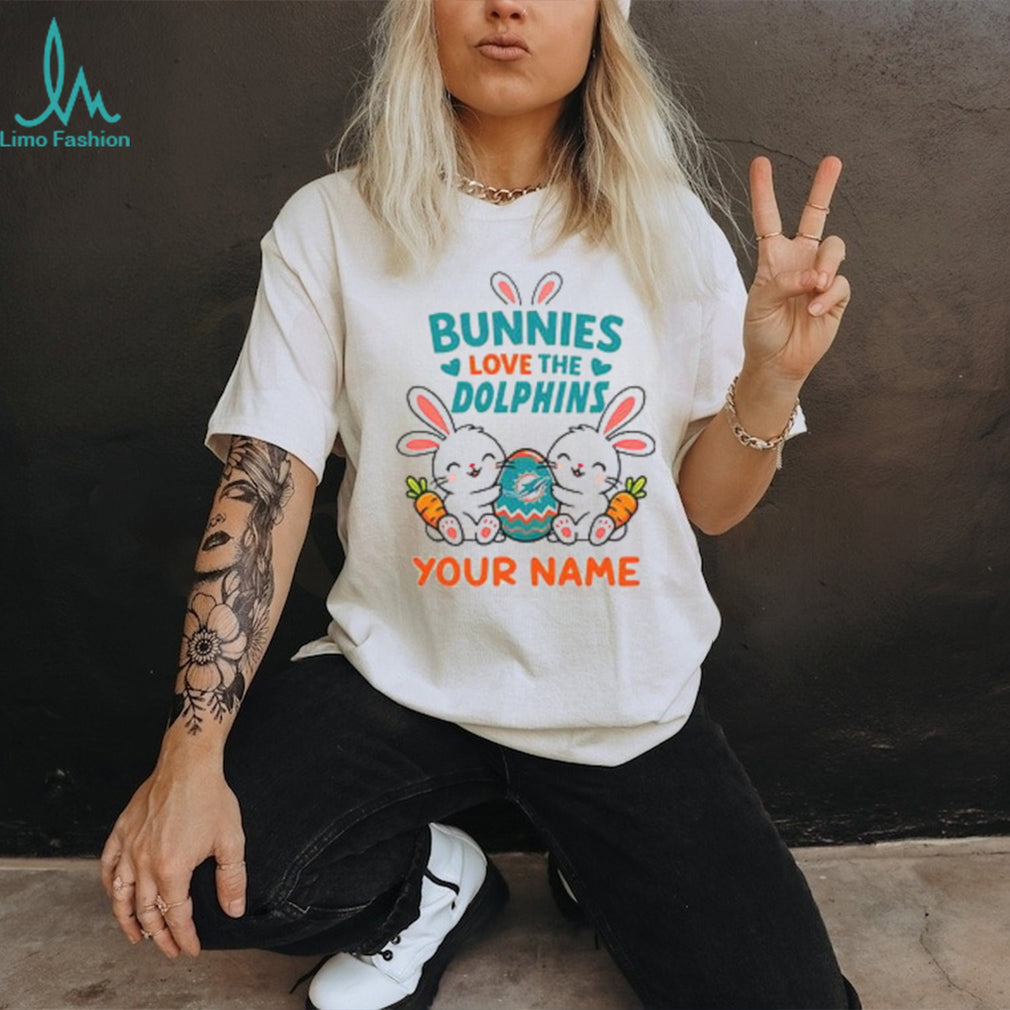 Miami Dolphins Custom Easter Bunny Stuffed T Shirt