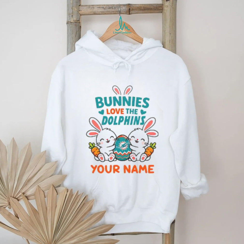 Miami Dolphins Custom Easter Bunny Stuffed T Shirt
