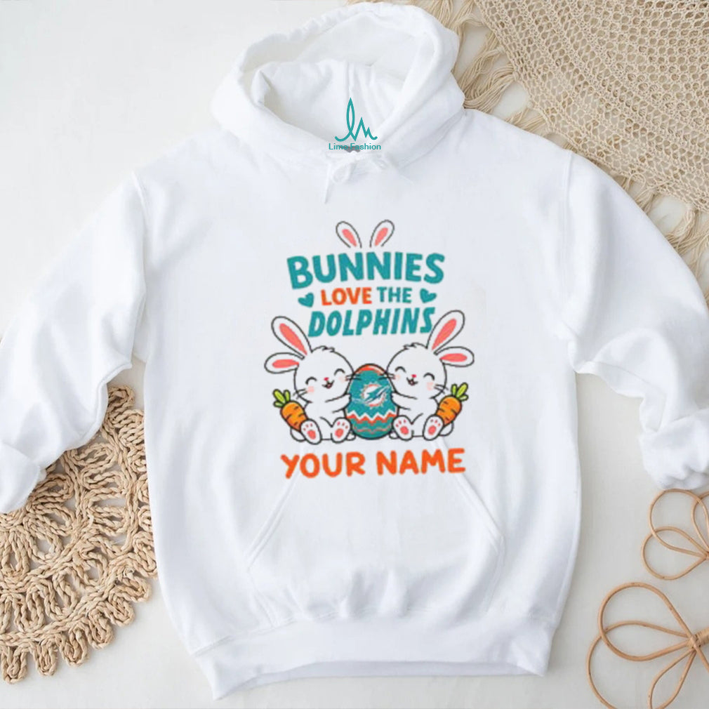 Miami Dolphins Custom Easter Bunny Stuffed T Shirt