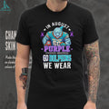 Miami Dolphins In August We Wear Purple Overdose Awareness shirt