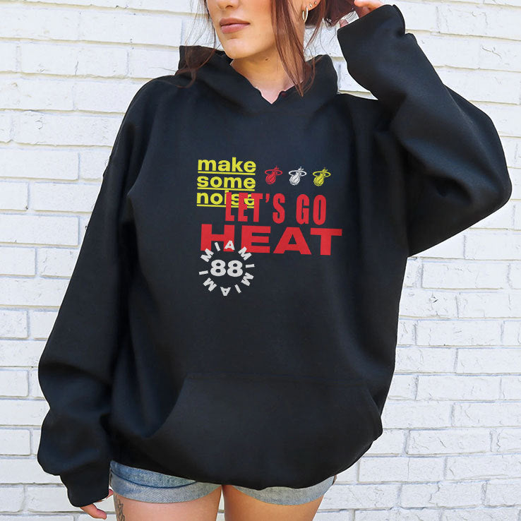 Miami Heat Let’s Go Heat Make Some Noise Shirt