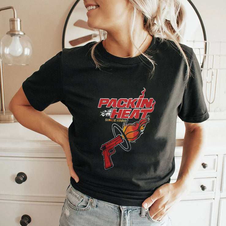 Miami Heat Packin Heat Since 1988 T Shirt