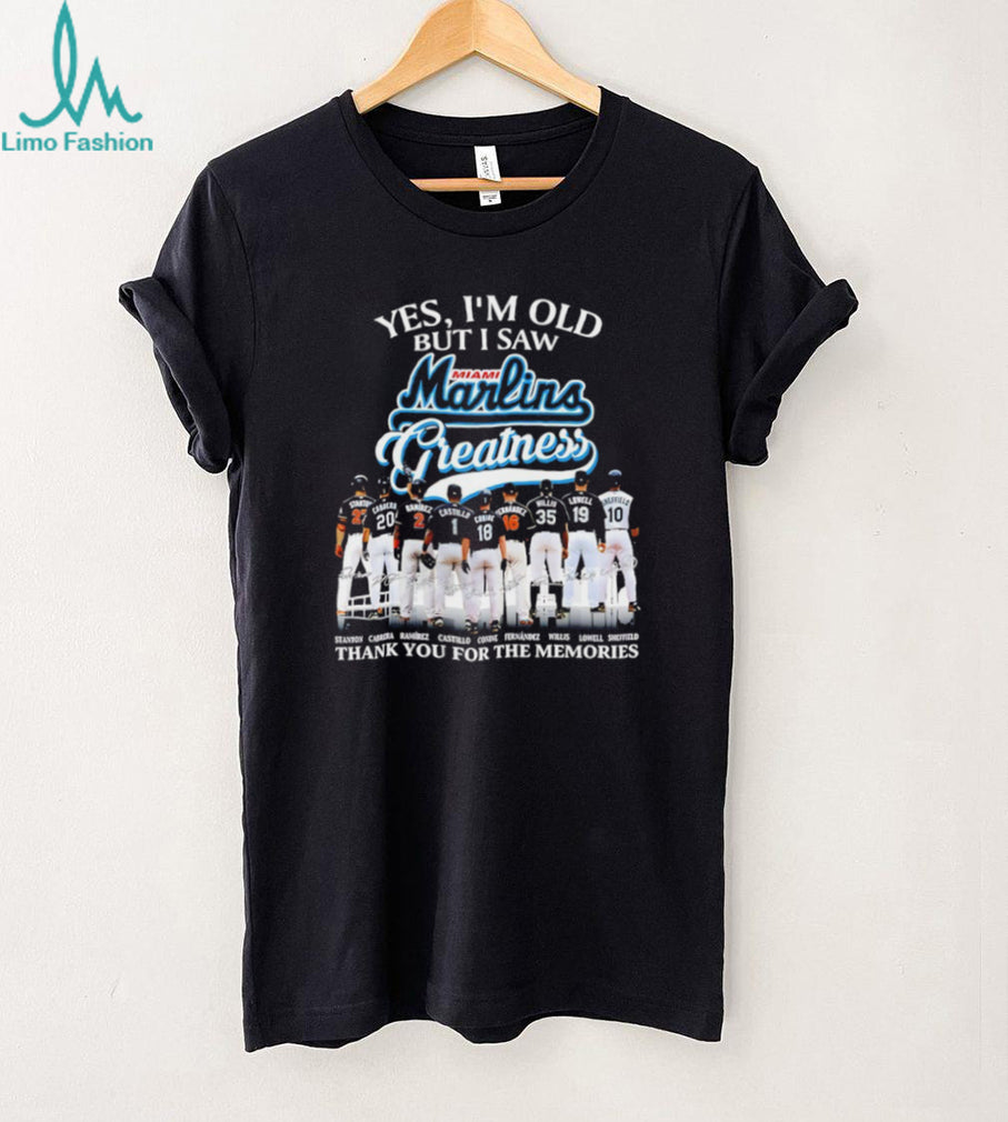 Miami Marlins Baseball Greatness Team Signature Memories Sports SweatT Shirt