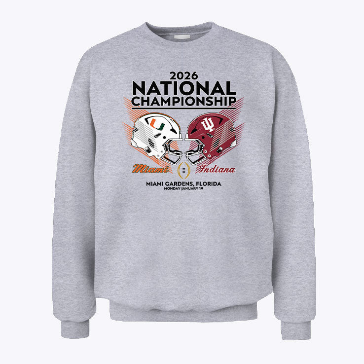 Miami Vs Indiana CFP National Championship 2026 Sweatshirt