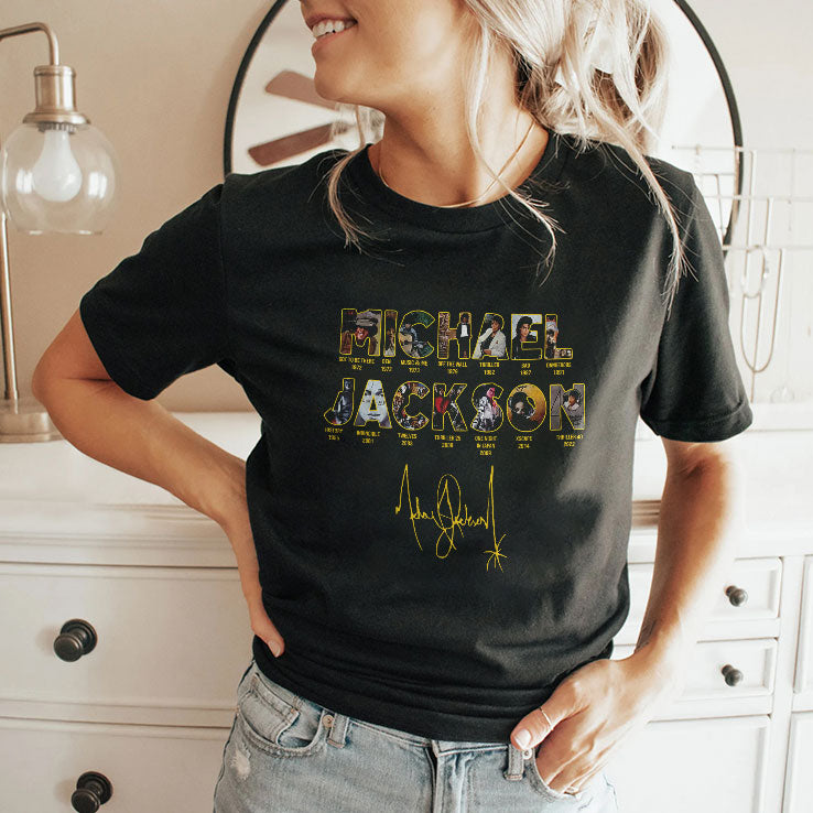 Michael Jackson 90s Retro Graphic T Shirt