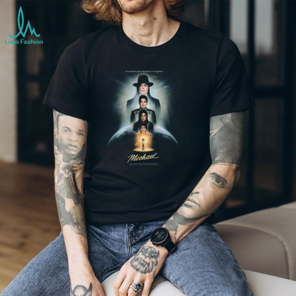 Michael Jackson Man In The Mirror Evolution Legacy Tribute Graphic T Shirt
