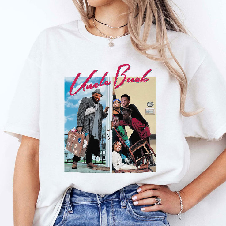 Michael Pittman Jr Wearing Uncle Buck T Shirt