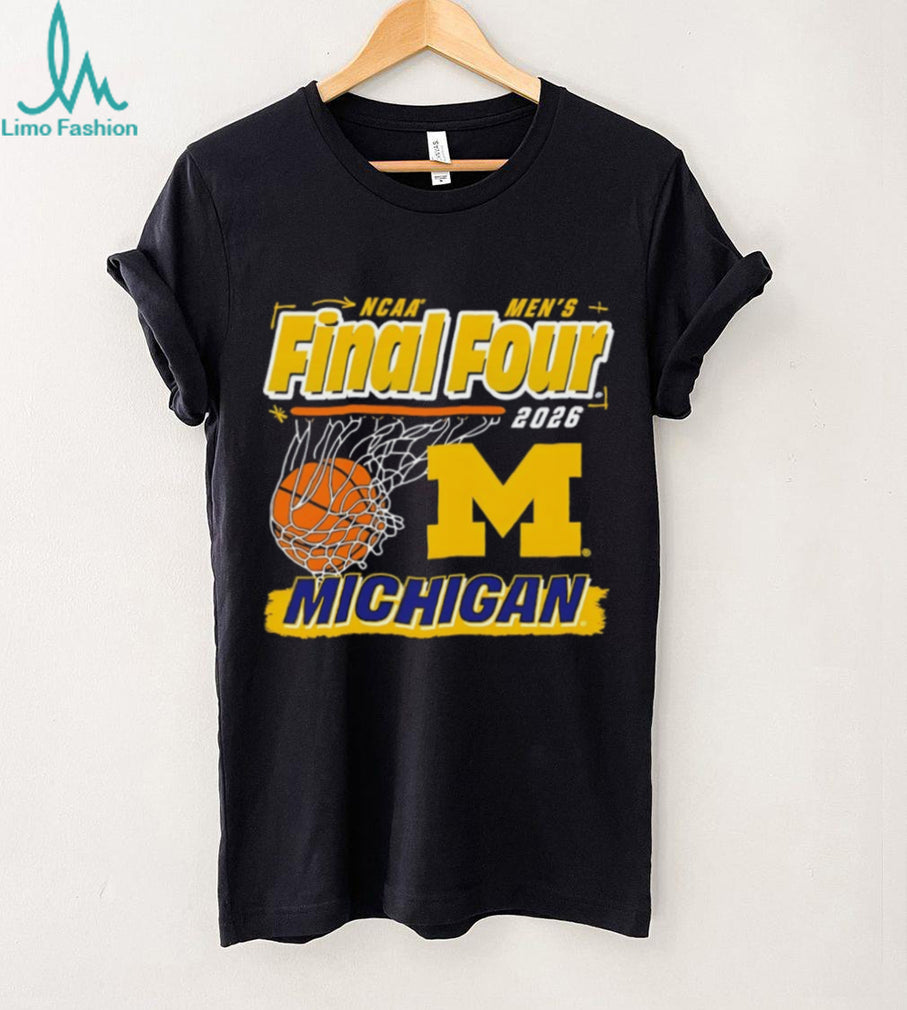 Michigan Basketball 2026 Final Four Net Graphic T Shirt